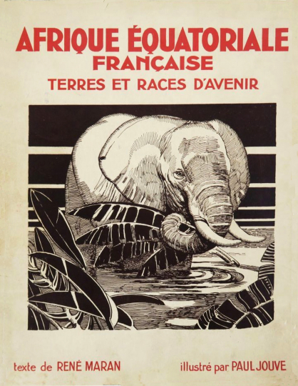 Paul JOUVE (1878-1973) - Afrique Equatoriale Française, de René Marran, 1937.